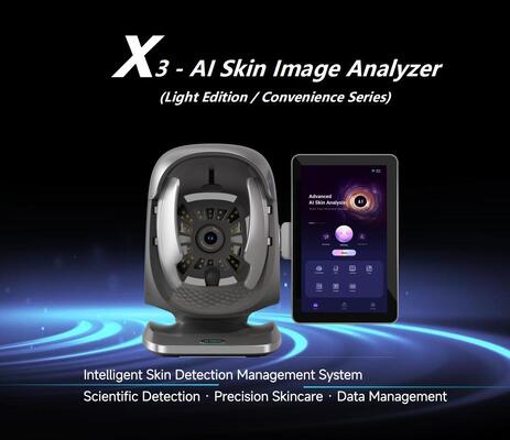 X3 AI Skin Analyzer กล้อง 15.6 นิ้ว สกรีนสัมผัส สลอนหน้า การวินิจฉัยเครื่องตรวจจับความงาม