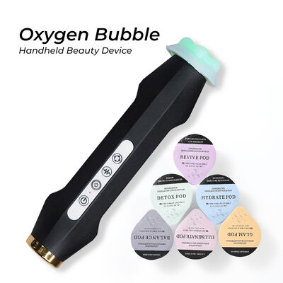 MINI ออกซิเจน Bubble Instrument LED Vibration Facial Lift แบบพกพาผิวความงามเครื่อง