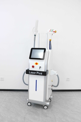 เครื่องกําจัดผมที่ไม่เจ็บปวดด้วยน้ําแข็ง Nd Yag Tattoo Laser Plus 808 Diode Laser และ Pico 2 ใน 1