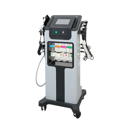 8 In1 Oxygen H2O2 เครื่องกําจัดหมากดําบนใบหน้าสําหรับดูแลผิว