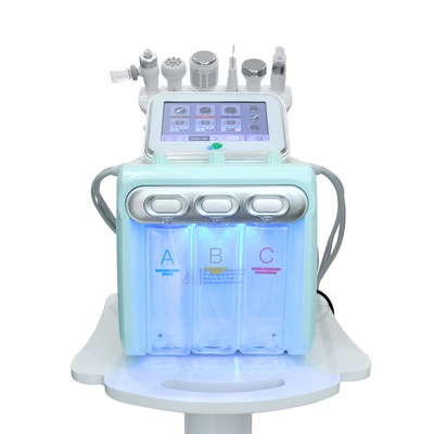 7 in 1 เครื่องดูแลผิวหนังหลายฟังก์ชัน Hydra Blackhead Extraction Hydro aqua เครื่องเสริมความงามใบหน้าด้วยหน้ากาก LED