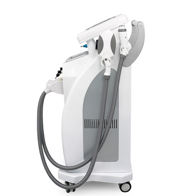 สกรีนคู่ 3 ใน 1 หลากหลายฟังก์ชัน IPL RF Nd Yag เลเซอร์สําหรับการเยียวยาผิวหนัง