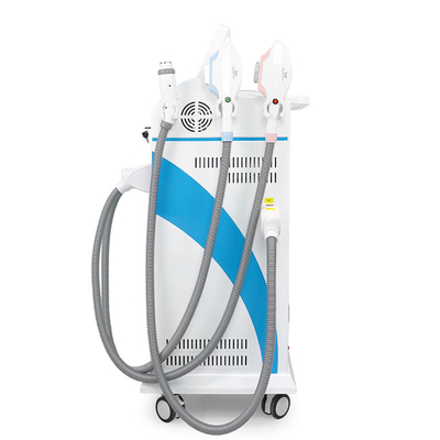 4 ใน 1 มวลฟังก์ชัน Nd Yag Laser การกําจัดรอยสัก IPL การกําจัดผม RF เครื่องยกใบหน้า