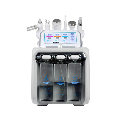 7 in 1 เครื่องดูแลผิวหนังหลายฟังก์ชัน Hydra Blackhead Extraction Hydro aqua เครื่องเสริมความงามใบหน้าด้วยหน้ากาก LED