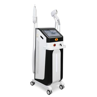 2 ใน 1 808nm เลเซอร์การกําจัดรอยสักผมถาวร Yag Diode สาลอนความงาม 3 ความยาวคลื่น