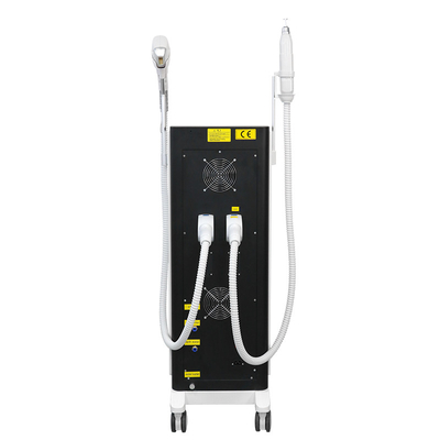 2 ใน 1 808nm เลเซอร์การกําจัดรอยสักผมถาวร Yag Diode สาลอนความงาม 3 ความยาวคลื่น
