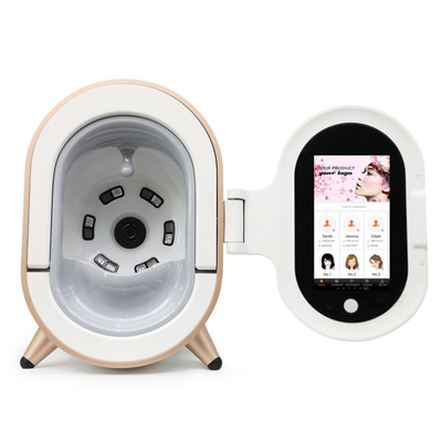 เครื่องตรวจผิว สมาชิกกระจก การวิเคราะห์ผิว กระจกเวทย์แสง UVB 3D Face Analyzer
