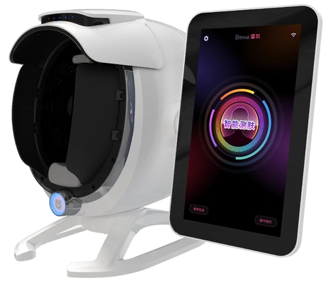 a6 Magic Skin Mirror Skin Analyzer AI 3D Skin Scanner การวิเคราะห์ผิวหน้า โคมไฟไม้ การสแกนผิว