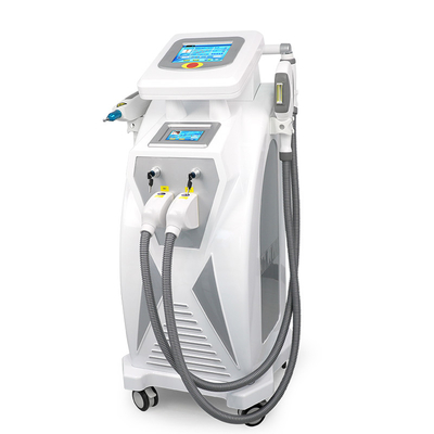 สกรีนคู่ 3 ใน 1 เครื่องยกใบหน้า RF มัลติฟункชั่น Nd Yag Laser การกําจัดรอยสัก OPT IPL เครื่องกําจัดผม
