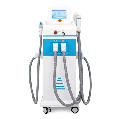 เครื่องเสริมความงาม 4 ใน 1 พร้อมเครื่องกําจัดผม Elight Laser RF IPL Nd Yag