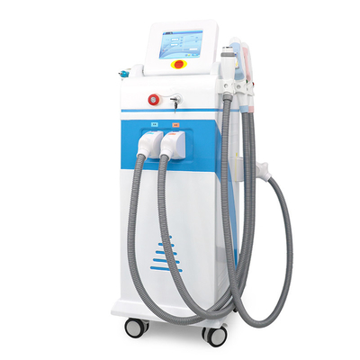 เครื่องเสริมความงาม 4 ใน 1 พร้อมเครื่องกําจัดผม Elight Laser RF IPL Nd Yag