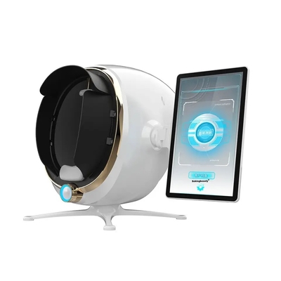เครื่องวิเคราะห์ผิว 3 มิติพกพา เครื่องสแกนใบหน้า เทคโนโลยี AI ใหม่สําหรับการวิเคราะห์ร่างกายผม เครื่องวินิจฉัยการตรวจสอบผิวหนังที่ปรับปรุง