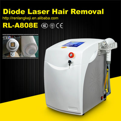 RL-808B รุ่น 808nm Diode Laser Hair Removal Machine มีอายุการใช้งาน 8 ปี และความหนาแน่นของพลังงาน > 115j / Cm2