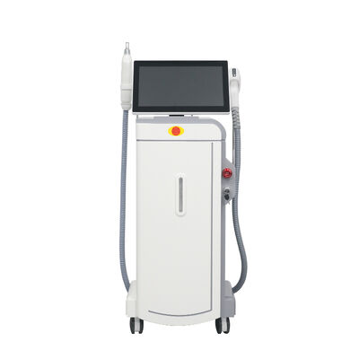 Safe painless Diode Laser hair removal 808nm Dual handles Picosecond Laser  Portable 3 Waves Three Wavelength Diode Laser machine