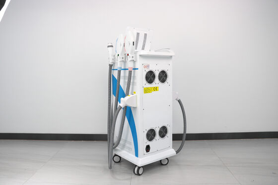 4 in1 Multi-functional Laser Beauty machine Magneto-optics light Vertical four handles Hair Removal Laser Painless Safe Hair Removal Laser Tattoo Removal RF machine