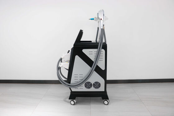 เครื่องเสริมความงามแนวตั้ง 4 in 1 อุปกรณ์เสริมความงามอเนกประสงค์และระบบกำจัดขนด้วยเลเซอร์ — กำจัดขนด้วยเลเซอร์, ฟื้นฟูผิว, กำจัดรอยสัก, กำจัดไฝ เลเซอร์เกรดเชิงพาณิชย์