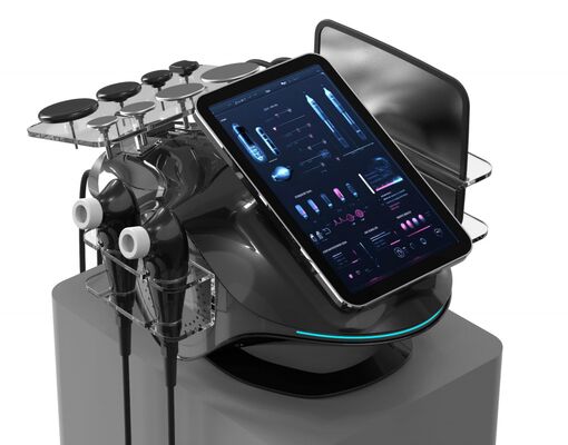 Hazeon 448kHz Tecar Therapy RET CET อุปกรณ์กระชับร่างกาย อุปกรณ์ฟิซิโอเทราพีรักษาความลึกแบบพกพา อุปกรณ์ปรับรูปร่างร่างกาย อุปกรณ์กําจัดไขมันด้วย 2 เครื่องตรวจไข้/1 Fascia Meter
