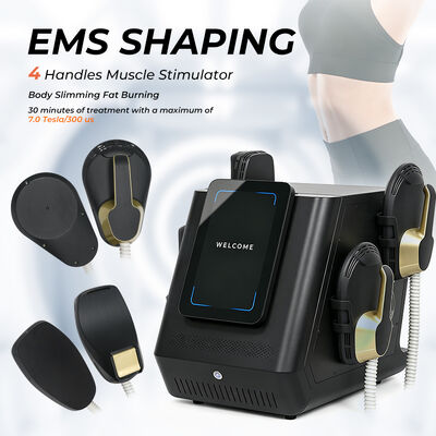 เครื่องประติมากรรมร่างกาย EMS แบบพกพา ที่มีพลังงานผลิต 2800W หน้าจอขนาด 12 นิ้ว และเทคโนโลยี EMSlim สําหรับการกระตุ้นกล้ามเนื้อ