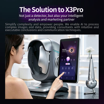 AI Magic 3D Mirror Facial Scanner Analyzer De Piel การวิเคราะห์ผิวหนังโรคสะเก็ดเงิน การวิเคราะห์ผิวหนัง
