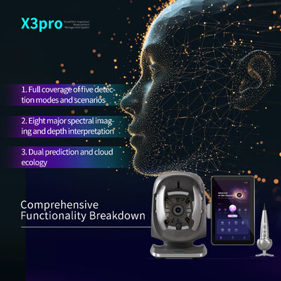 AI Magic 3D Mirror Facial Scanner Analyzer De Piel การวิเคราะห์ผิวหนังโรคสะเก็ดเงิน การวิเคราะห์ผิวหนัง