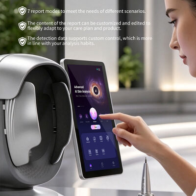AI Magic 3D Mirror Facial Scanner Analyzer De Piel การวิเคราะห์ผิวหนังโรคสะเก็ดเงิน การวิเคราะห์ผิวหนัง