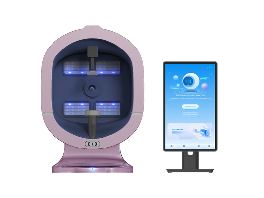 3D X5 Multi-Spectrum AI Magic Mirror เครื่องวิเคราะห์ผิวสำหรับร้านเสริมสวย
