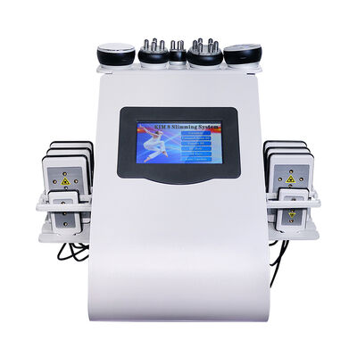 Máquina Belleza 6 และ 1 Cavitación 40K Adelgazamiento Rejuvenecimiento RF