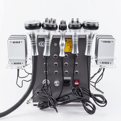 Máquina Belleza 6 และ 1 Cavitación 40K Adelgazamiento Rejuvenecimiento RF