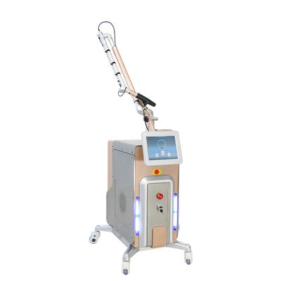 มืออาชีพ Picolaser Q Switch Nd Yag เครื่องเลเซอร์ Picosecond สำหรับการกำจัดเม็ดสีรอยสักฟื้นฟูผิว
