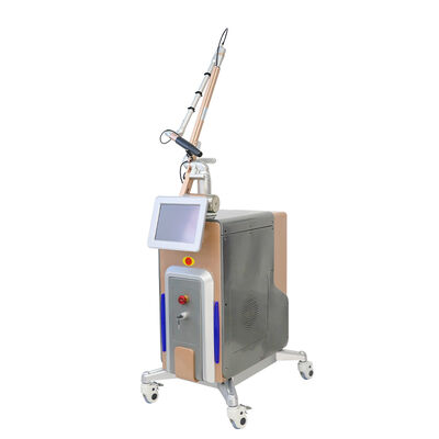 มืออาชีพ Picolaser Q Switch Nd Yag เครื่องเลเซอร์ Picosecond สำหรับการกำจัดเม็ดสีรอยสักฟื้นฟูผิว