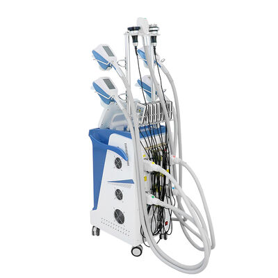 เครื่องแช่แข็งไขมัน Cryolipolysis รอบ 360 องศาอุปกรณ์กระชับสัดส่วน Criolipolisis แบบไม่รุกรานร่างกายสำหรับคลินิกซาลอนลดไขมันกำจัดเซลลูไลท์