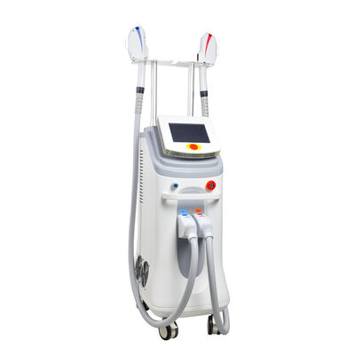 แนวตั้ง Dual Handle DPL Painless Salon อุปกรณ์ความงามรักษาผิว