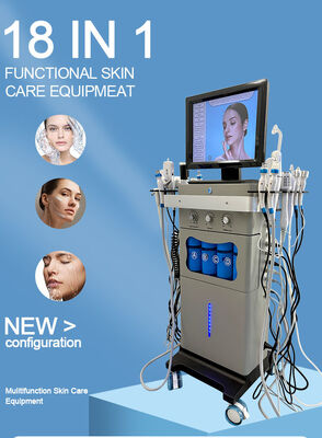 18 In 1 Aqua Exfoliate Oxygen Nourish Repair Facial Bright Spa อุปกรณ์มืออาชีพ