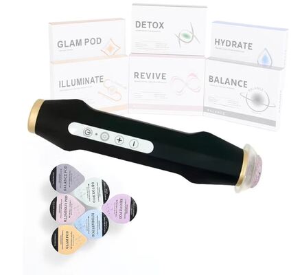 ออกซิเจน Bubble Handpiece LED Microbubble Lift Bright แบบพกพา Skin Salon Instrument