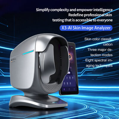 X3เครื่องวิเคราะห์ผิวกล้องAI Salon Facial Diagnostic Beautyเครื่องตรวจจับHDเครื่องสแกนเนอร์อุปกรณ์