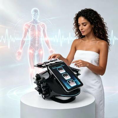 Professional 448KHz 500W Air-cooled TECAR Therapy เครื่อง RF สำหรับ Body Slimming และบรรเทาอาการปวด