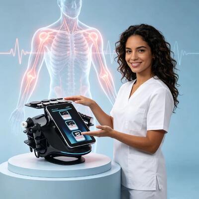 อุปกรณ์ต่อต้านริ้วรอย 448KHz RF Tecar Skin Rejuvenation อุปกรณ์ความงามหน้าจอขนาด 12 นิ้ว