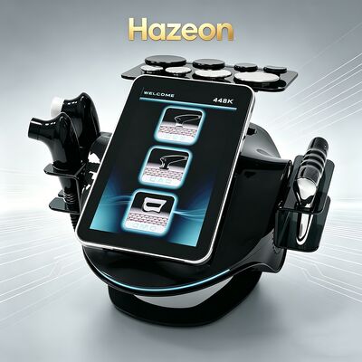Hazeon 448kHz Tecar Therapy RET CET อุปกรณ์กระชับร่างกาย อุปกรณ์ฟิซิโอเทราพีรักษาความลึกแบบพกพา อุปกรณ์ปรับรูปร่างร่างกาย อุปกรณ์กําจัดไขมันด้วย 2 เครื่องตรวจไข้/1 Fascia Meter