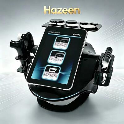 Hazeen 448kHz Tecar Therapy RET CET อุปกรณ์เสริมความแข็งแรงของร่างกาย อุปกรณ์ฟิซิโอเทราพีรักษาความลึกแบบพกพา อุปกรณ์สร้างรูปร่างร่างกาย อุปกรณ์กําจัดไขมันด้วยเครื่องตรวจไข้ 2 ตัว/1 เมตร Fascia
