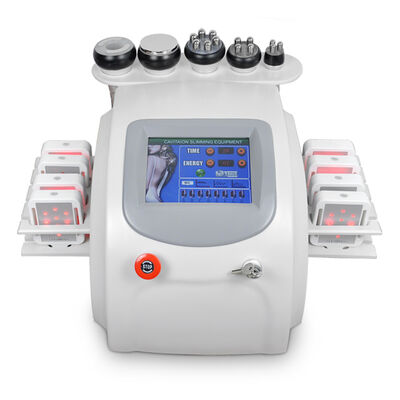 มูลติฟันชั่น 6 ใน 1 อัลตรasonic Cavitation RF วาคูมเลเซอร์เป้าหมายร่างกาย Slimming ผิว tightening เครื่องสําหรับห้องเสริมความงาม