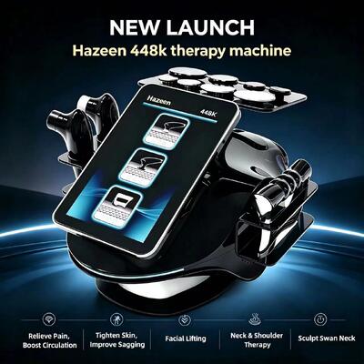 Maquina De Terapia Hazeen 448kHz พร้อมความถี่ 448kHz Y Tecnologia Cet+Ret Para Reafirmar La Piel และ Adelgazar EL Cuerpo